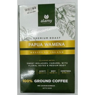

Alamy coffee premium roast. 100gr. Pupua Wamena. Asli bangka Belitung!! cemilan daerah. oleh oleh daerah