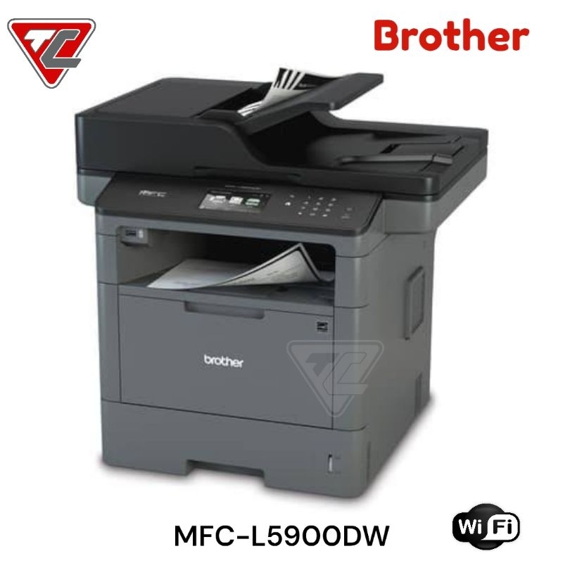 Fotocopy mini F4 Brother MFC L5900dw bisa copy bolak balik otomatis