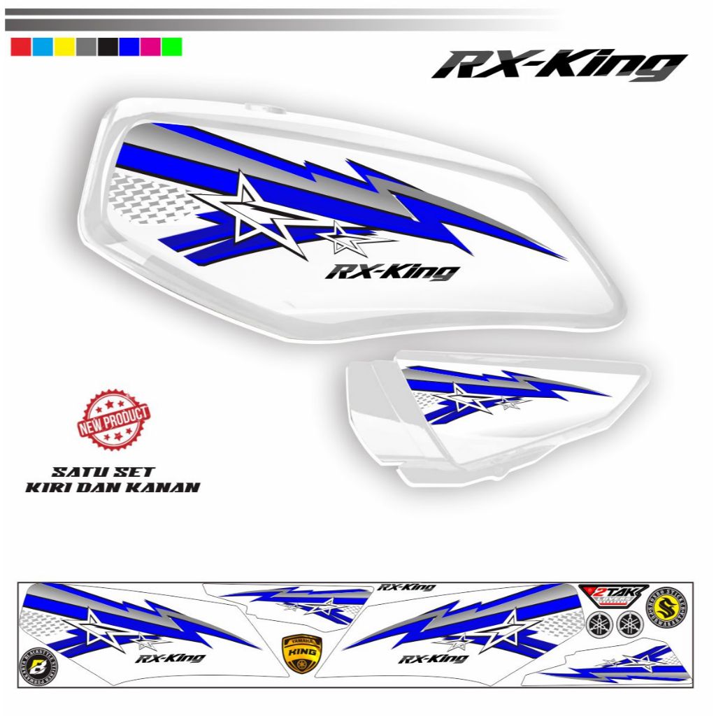 STRIPING STIKER VARIASI BUAT RX KING CUSTOM STIKER ALL MOTOR KING