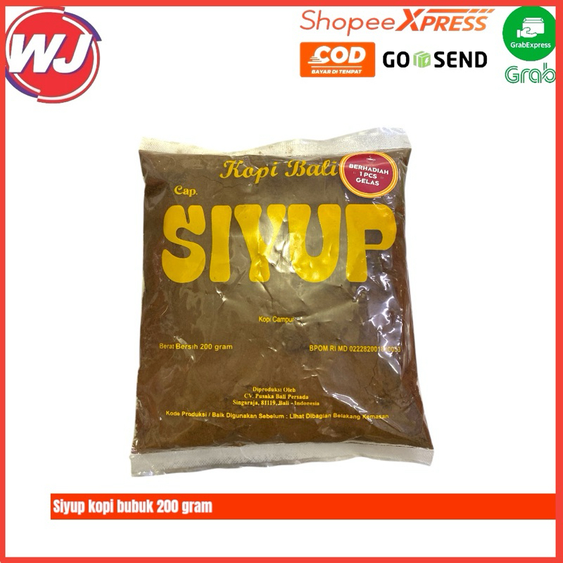 

SIYUP KOPI BUBUK 200 GRAM