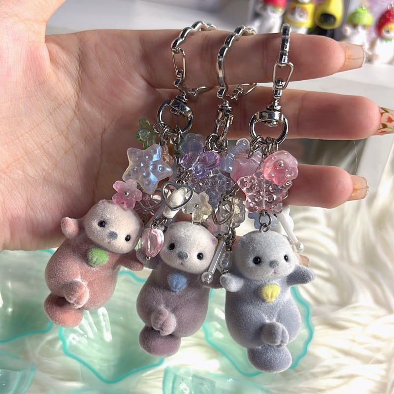 Otter Sell Gachapon Keychain .𖥔 ݁ ˖๋ ࣭ ⭑