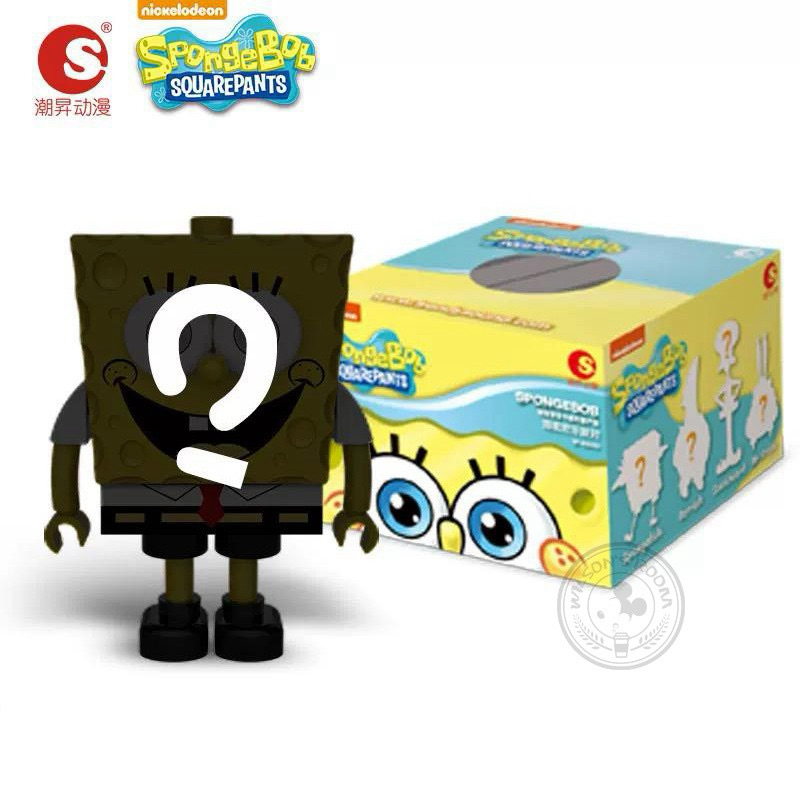 Miniso Spongebob Squarepants Blind Box Random Nickelodeon Mini Action Figure Lego Patrick Squidward 