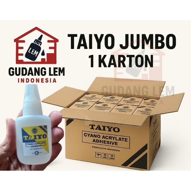 

Lem taiyo Jumbo per karton isi 8 box