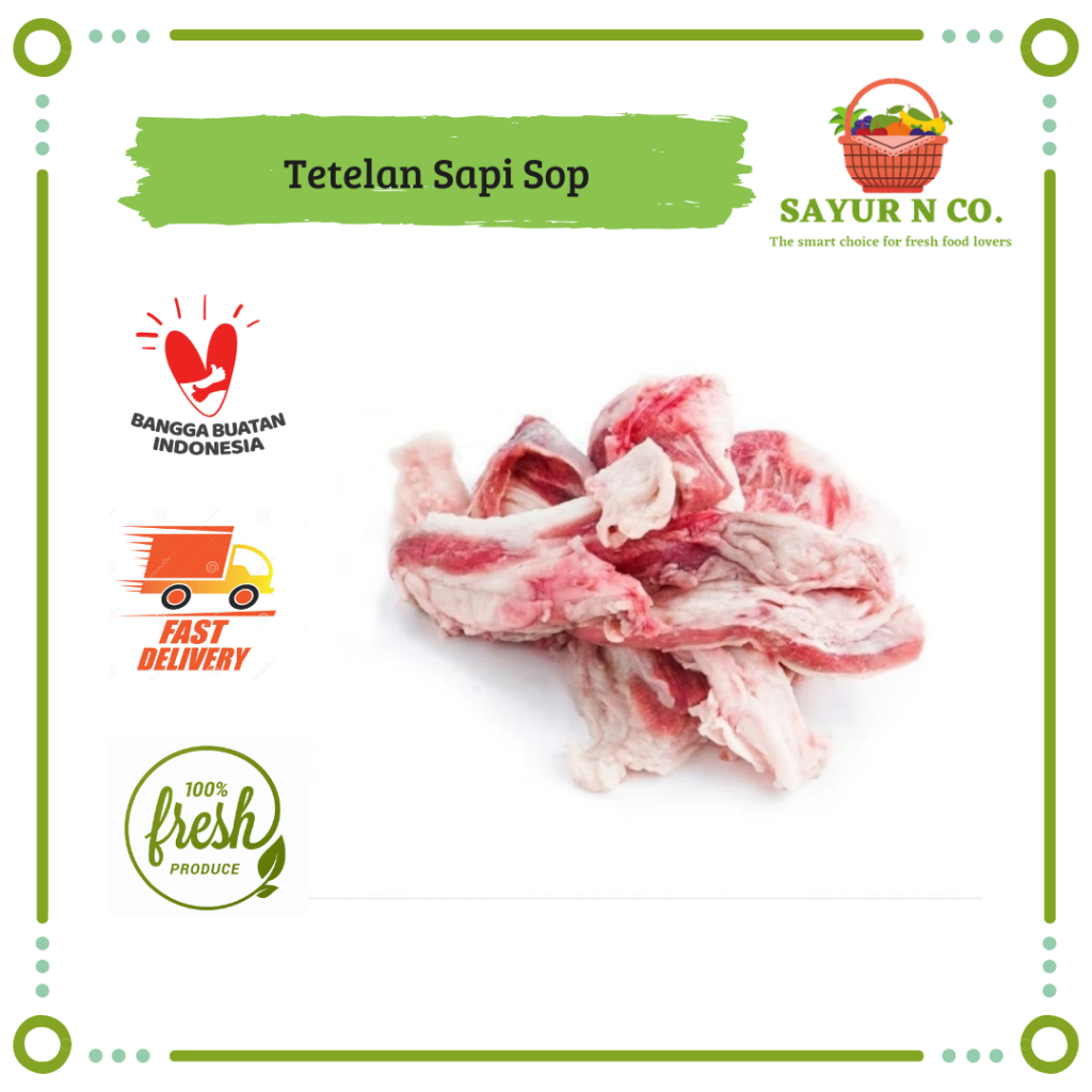 

Tetelan Sapi Sop Frozen 250gr - 500gr | Sayur N Co Bekasi