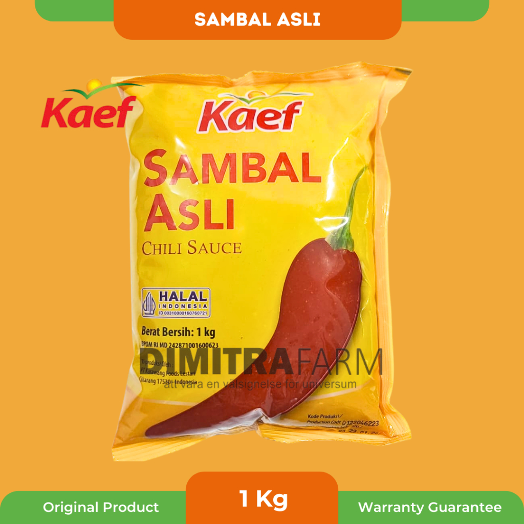 

Saus Sambal Asli Kaef Pedas | Original Chili Sauce