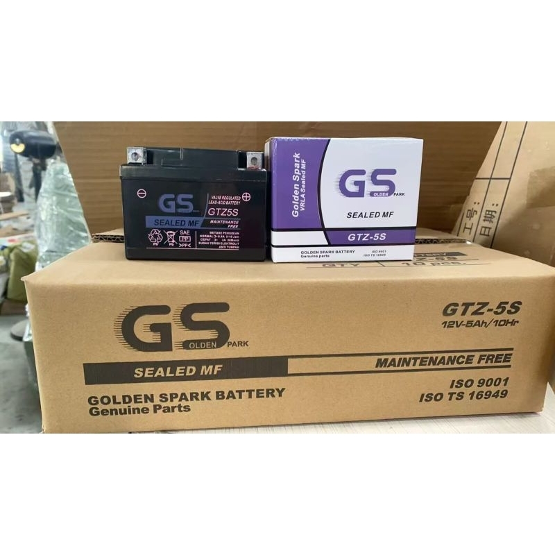 Aki Motor GS Astra GTZ5S Accu Kering Vario Beat F1 ESP Scoopy Spacy Injeksi FI Blade Revo Supra X 12