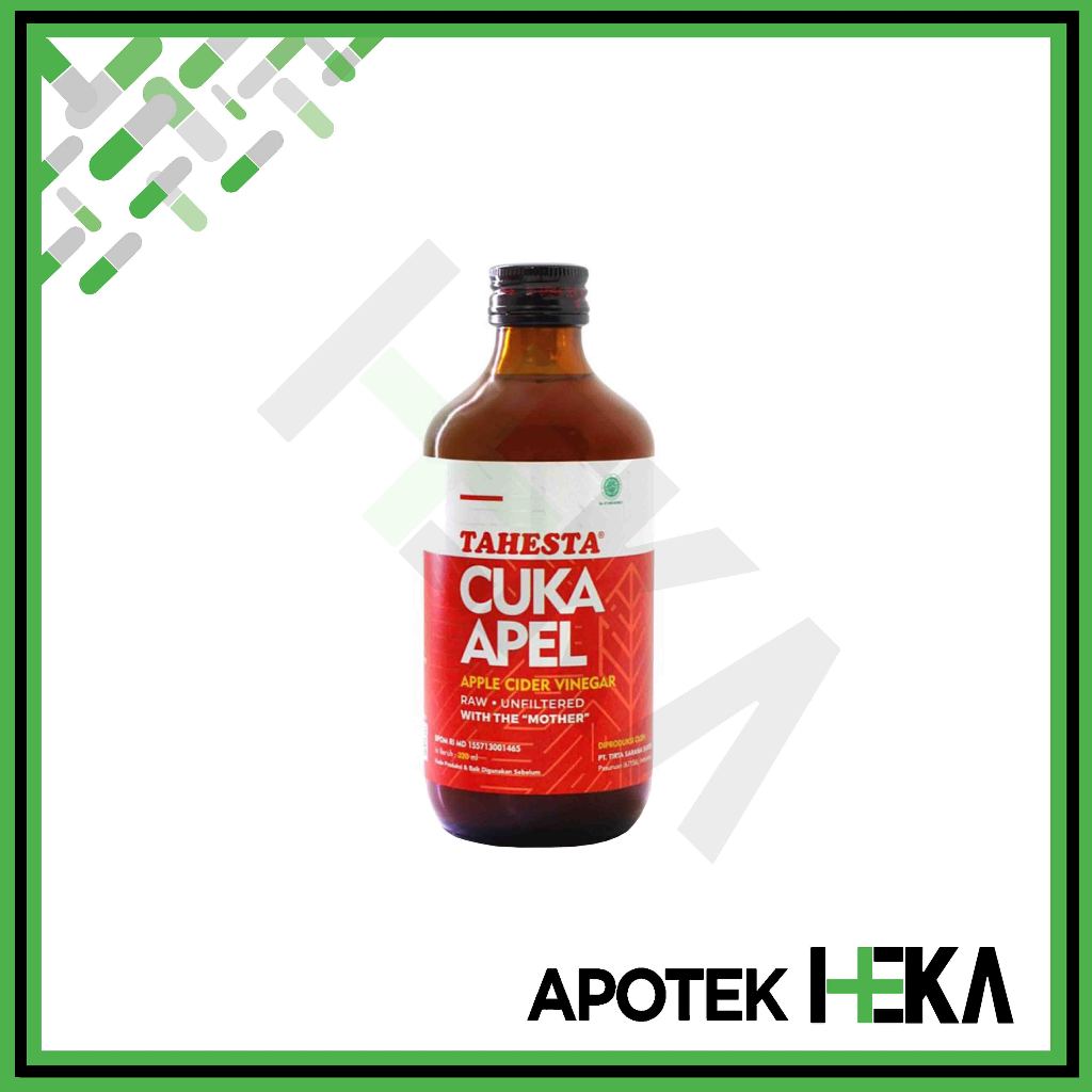 

Tahesta Cuka Apel 320 ml - Suplemen Daya Tahan Tubuh (SEMARANG)