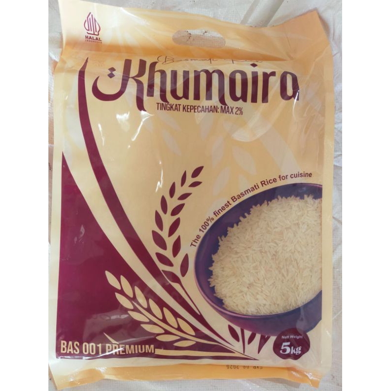 

Beras Basmati Khumaira Premium 5kg