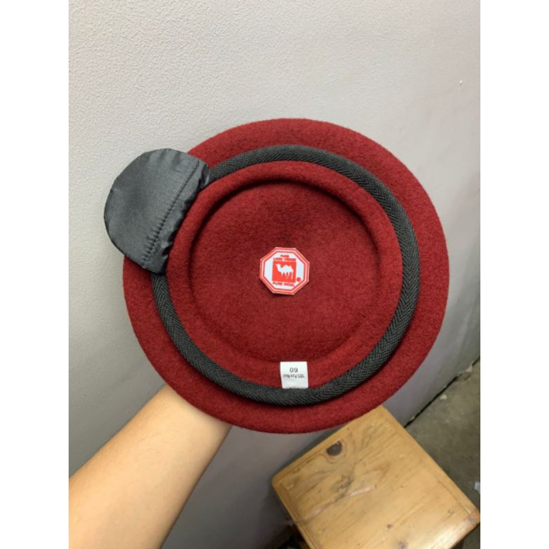baret Reskrim merah maroon merk camel