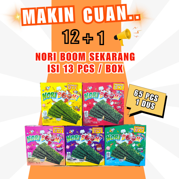 

NORI BOOM NEW PROMOTION - 1 BOX ISI 13 PCS