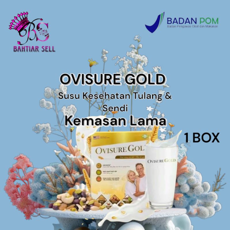 

Ovisure Gold - Susu vitamin Tulang Dan Sendi Asli Original 1 Box