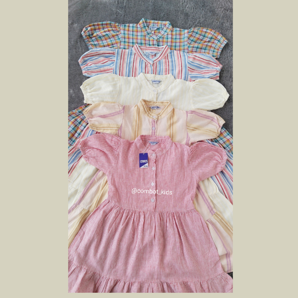 Dress Anak Perempuan Lengan Balon