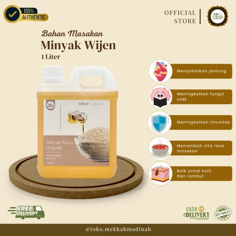 

Minyak Wijen 1L - Sesame Oil 1L