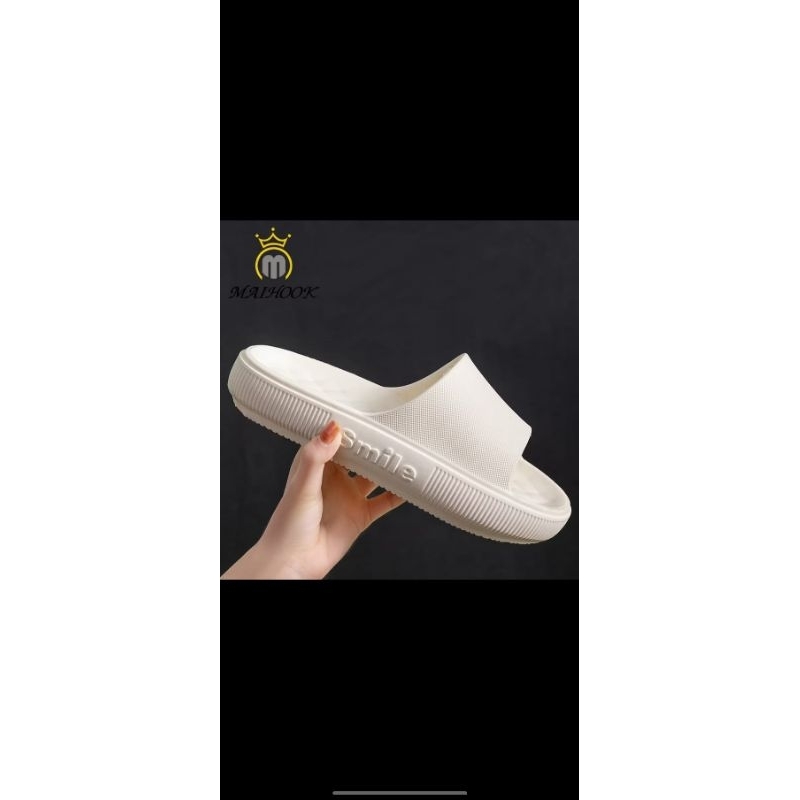 Mall ORI MAIHOOK Unisex Sandal slop Pria KekinianDewasa Cowok Terbaru Sandal Selop Pria karet Bahan 