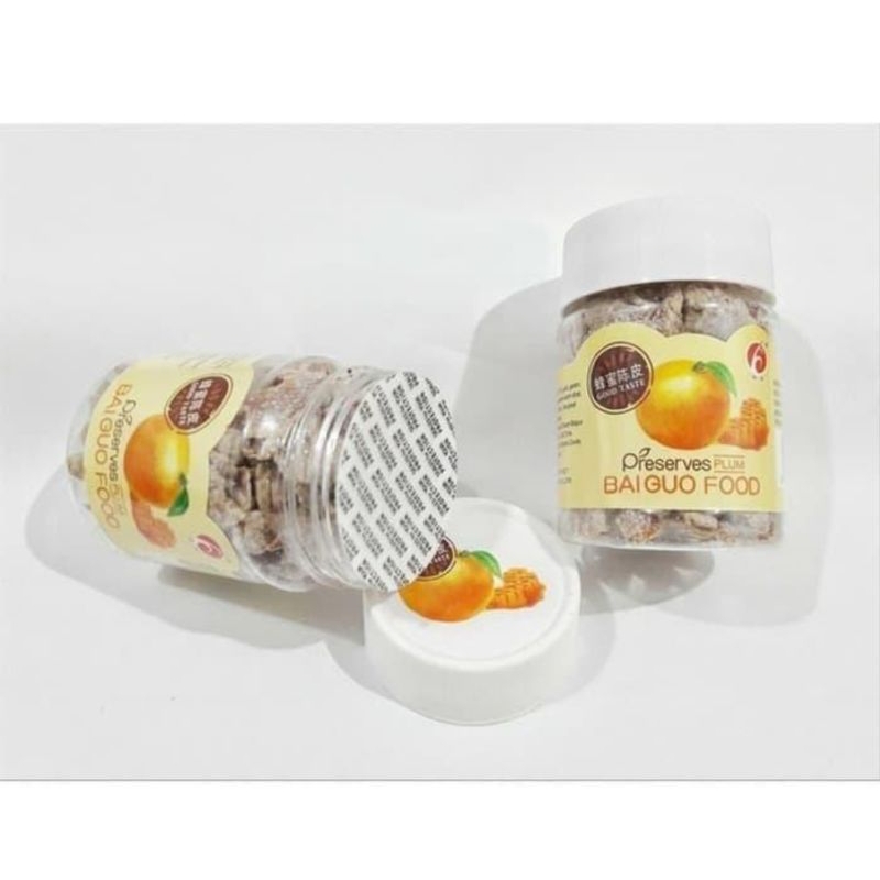 

BAIGUO FOOD BAI GUO PRESERVED PLUM MANISAN KULIT JERUK RASA MADU
