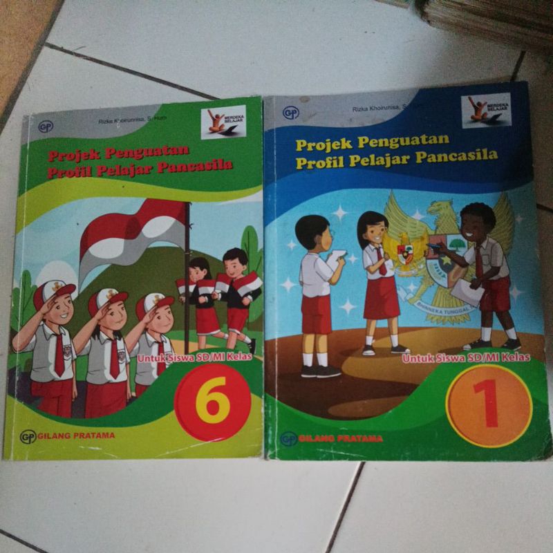 buku projek penguatan profil pelajar Pancasila kelas 1 2 3 4 5 6 Gilang Pratama bekas original