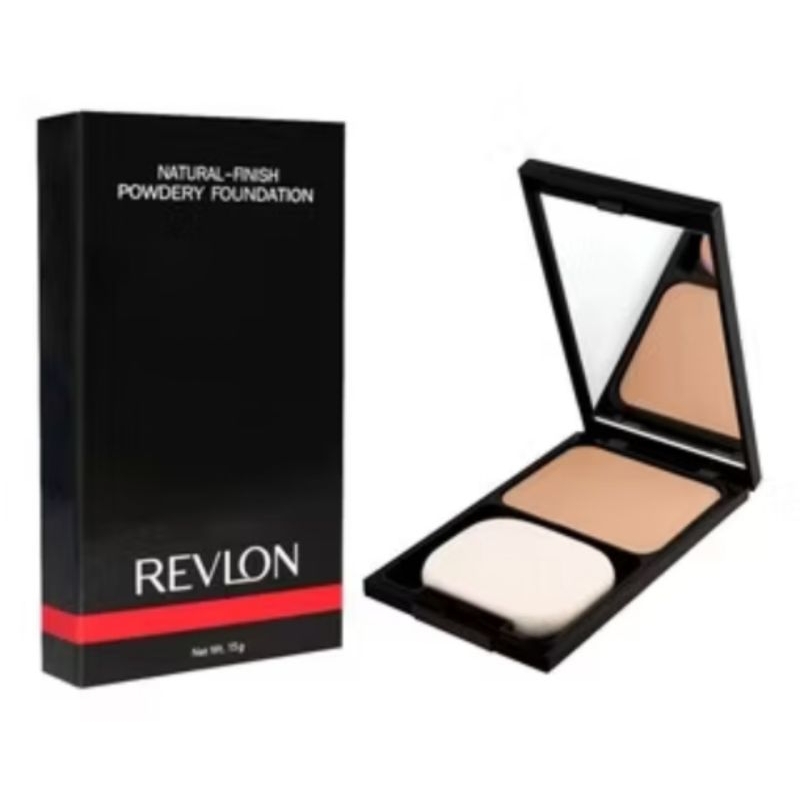 BEDAK REVLON Natural-Finish Powdery Foundation/ Revlon Bedak Basah