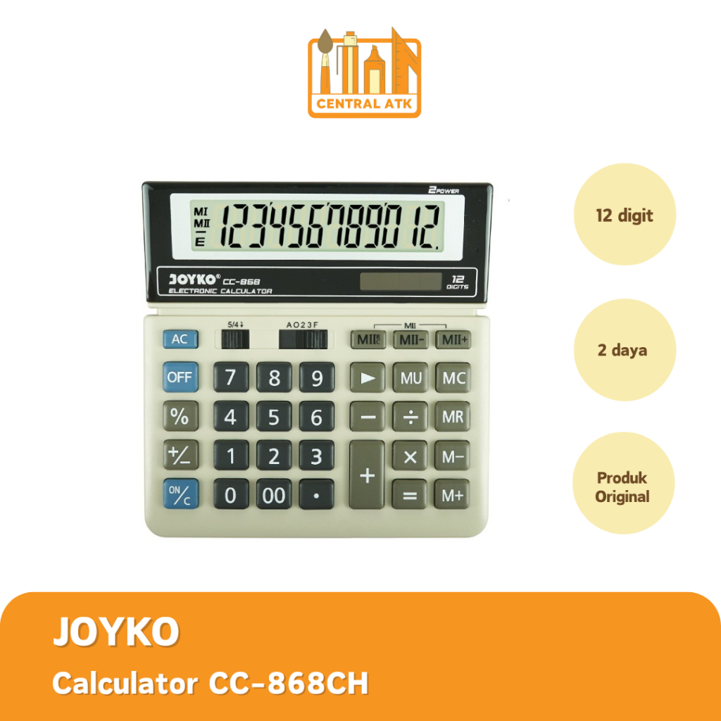 

CALCULATOR / KALKULATOR JOYKO CC-868CH (1 PCS) MURAH