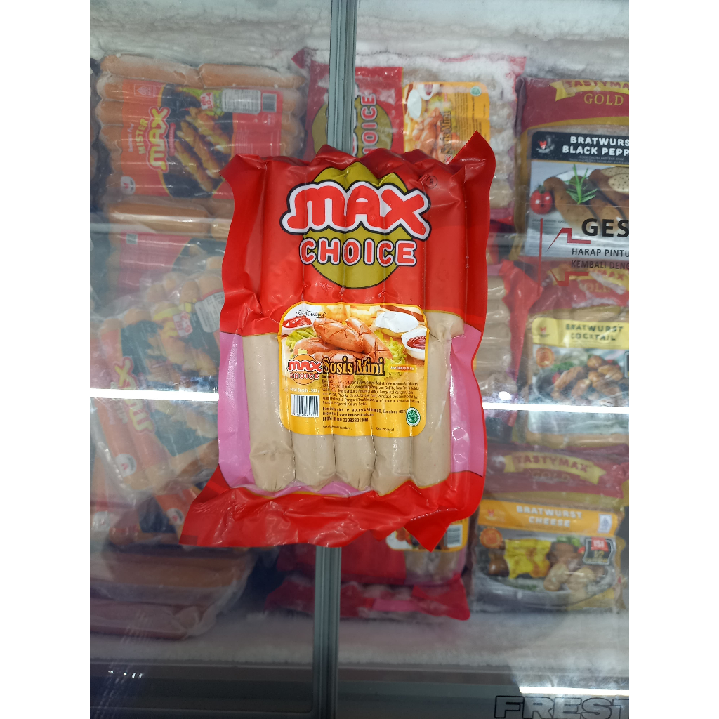 

Frozenfood MAX CHOICE Sosis Bakar Mini/Jumbo 500gr