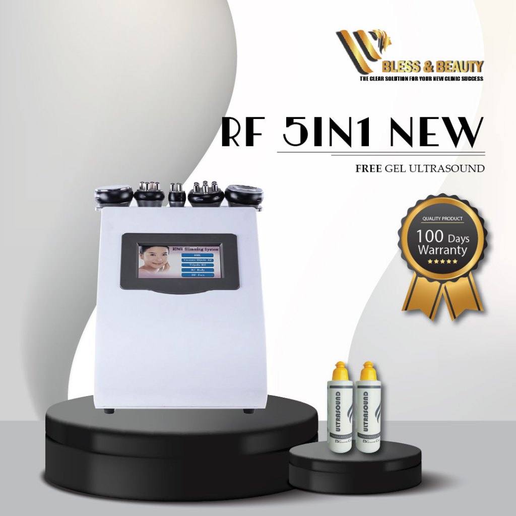 New RF 5in1 Alat rf wajah Pelangsing Badan Alat RF Slimming machine