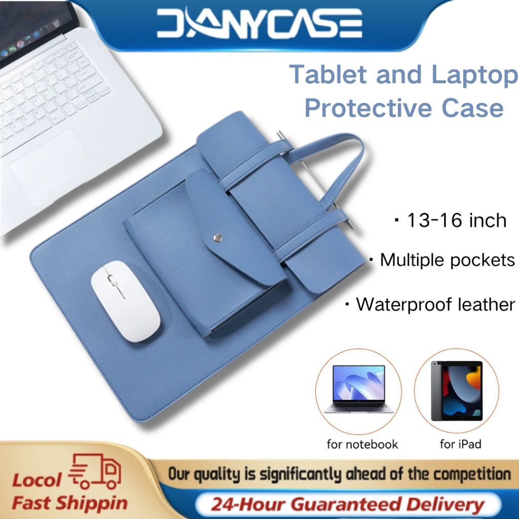 DANYCASE Tas Serbaguna Tablet 13-16 inci + Laptop - Samsung/Xiaomi/iPad/Infinix Xpad 5 Lapis