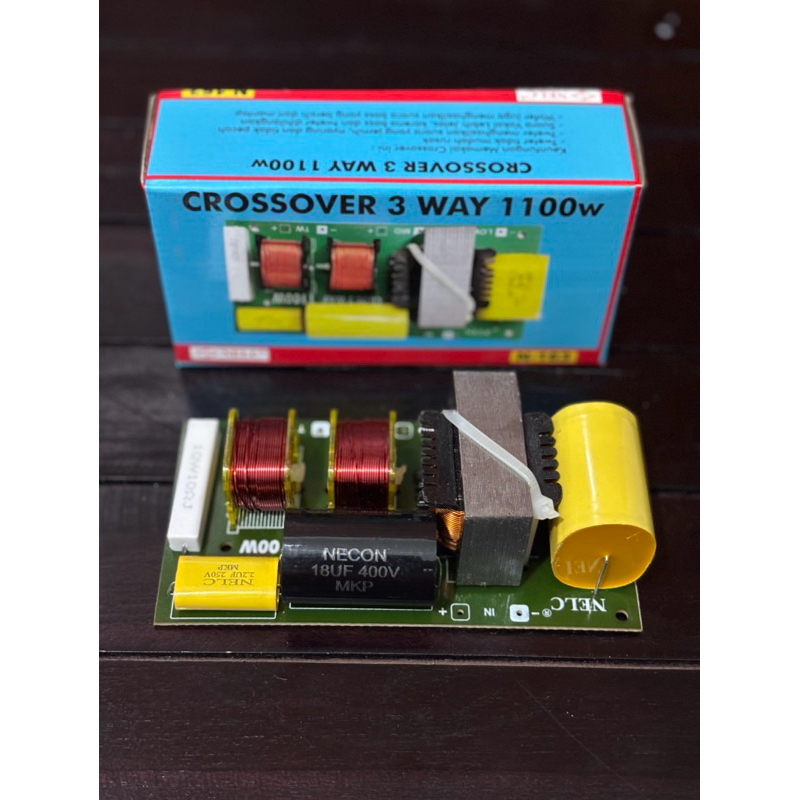 Crossover 3 Way 1100w NELC N-163 Tweeter Midle Woofer | Crossover Pasif 3 Way Tweeter