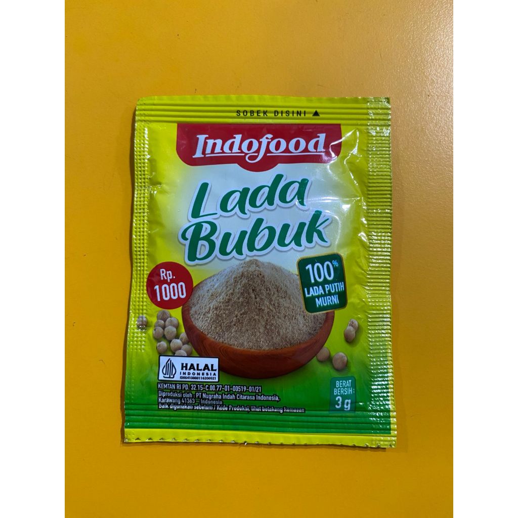 

Indofood Lada Bubuk 3gr