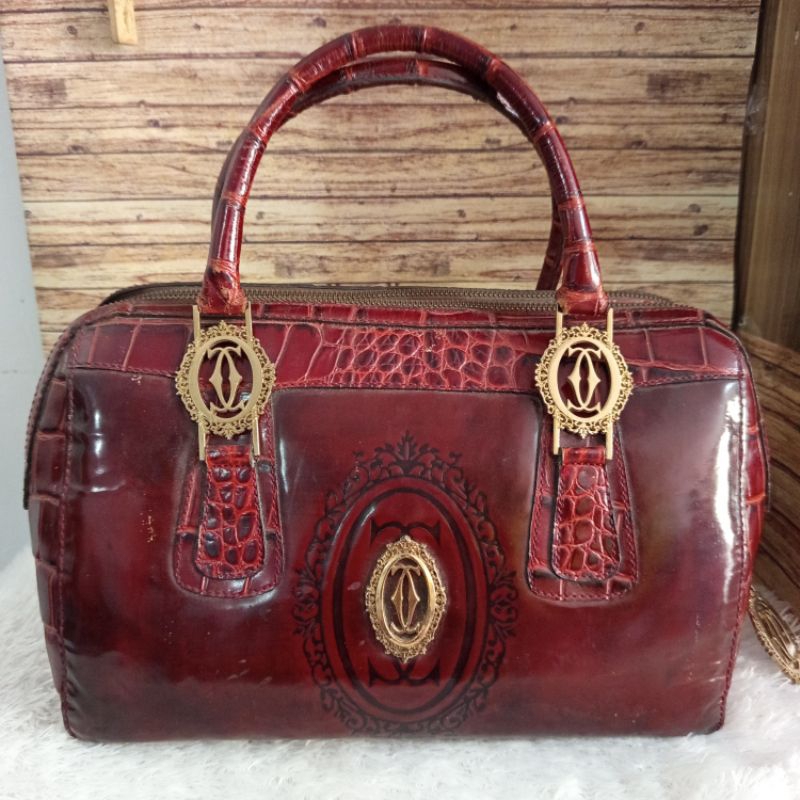 [Preloved Cantik] Tas Wanita Speedy Carteer Kulit Antep Kuat Tahan Lama