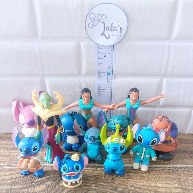 [Bukan Baru] Mainan Figur Karakter LILO & STITCH Animated Movie Series