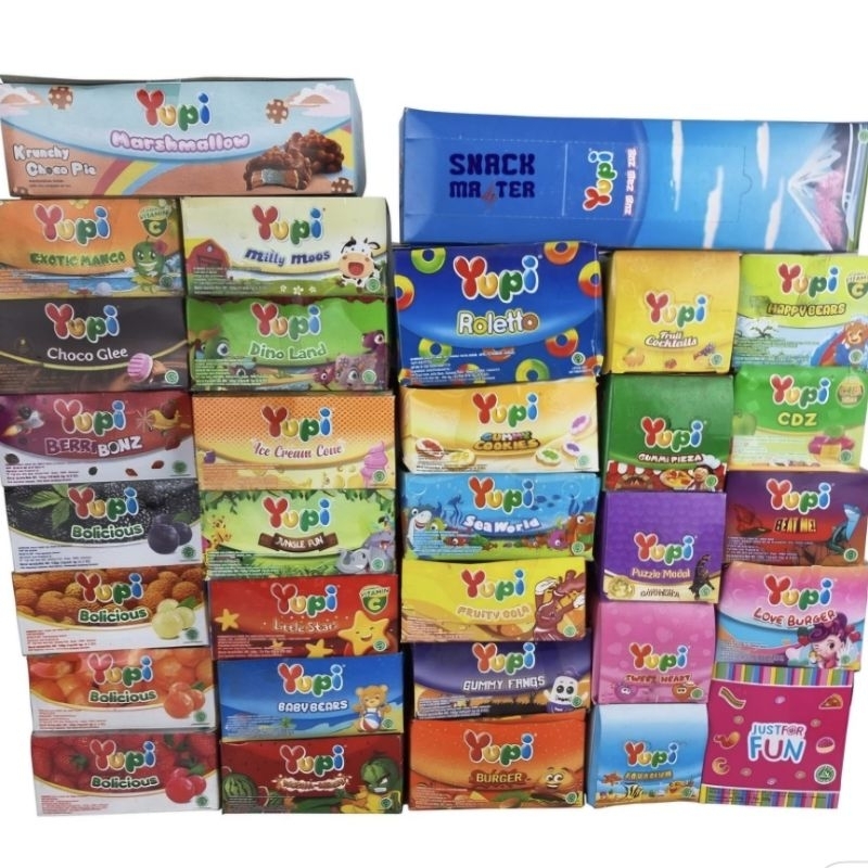 

yupi permen all varian 144g - isi 12pc