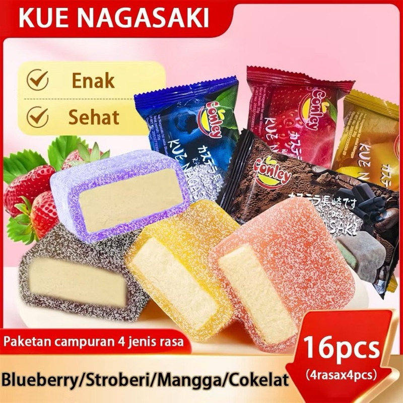 

Cod / Kue Nagasaki /15 Gratis 1/ Ice Skin Cake / Kue Bulan / Mooncake / Lembut / Manis / Creamy / Lezat / Segar / Tradisional / Premium / Halal / Kekinian / Snack / Dessert / Hadiah / Pesta / Lebaran / Keluarga / Sahur / Kue Spesial / Camilan Sehat