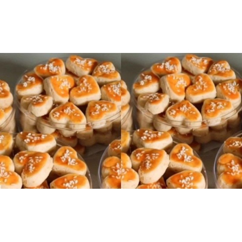 

kue kacang homemade kemasan toples 600ml