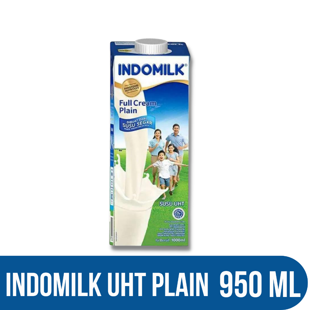 

INDOMILK SUSU CAIR UHT PLAIN TPK 950mL
