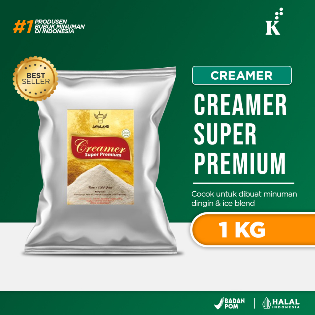 

Creamer Super Premium Bubuk Javaland Kopi Teh Susu