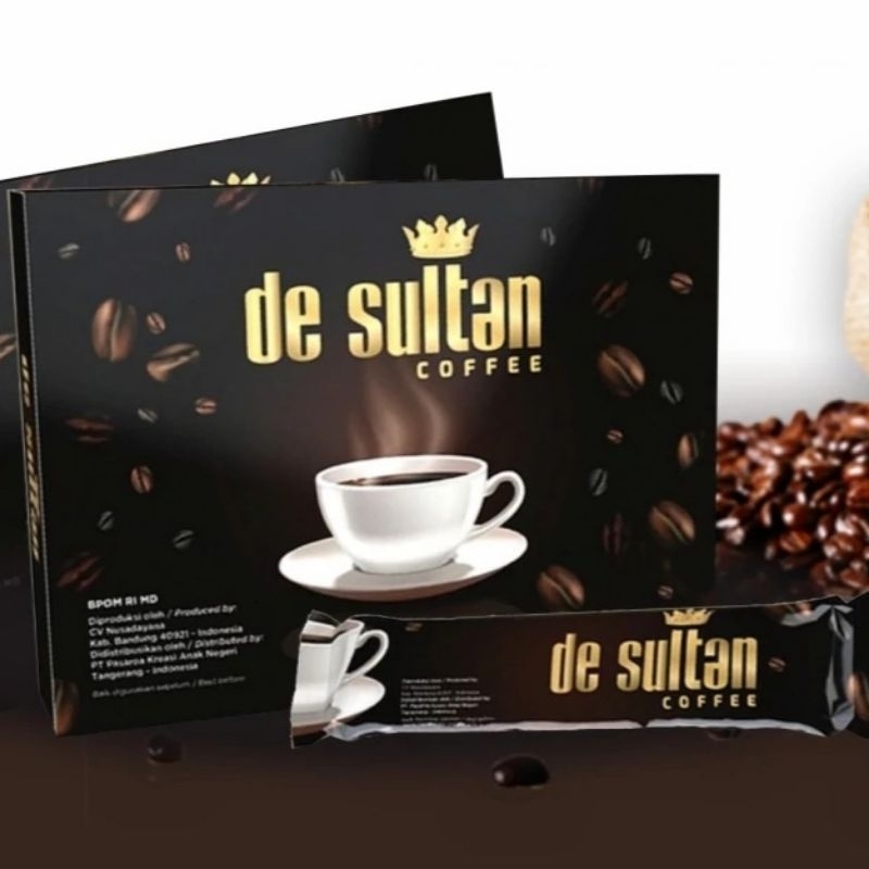 

Paket 25 Pcs de Sultan Coffee | Panacea Medica