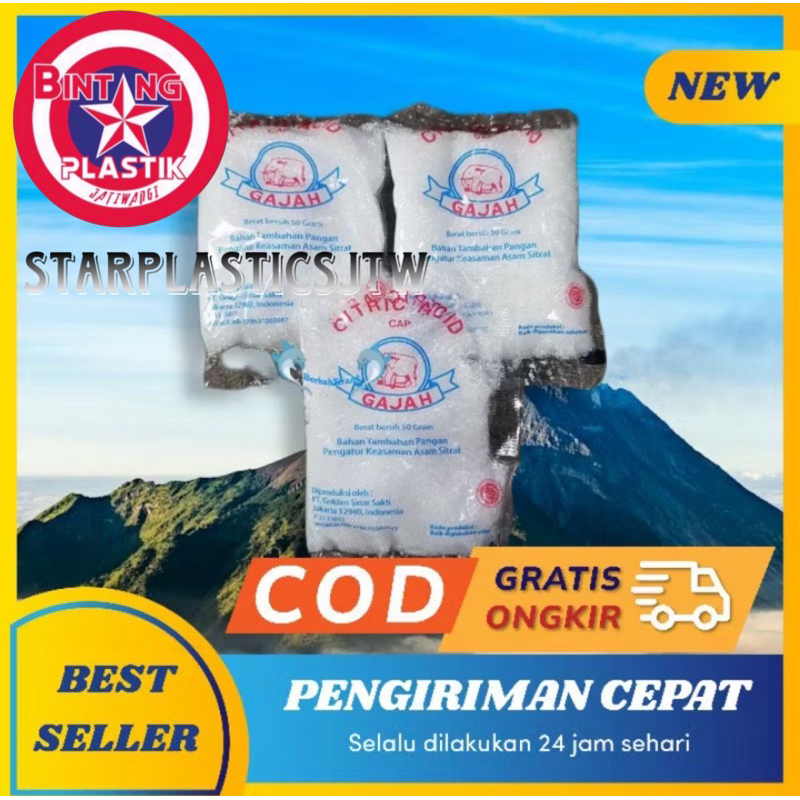 

BEST QUALITY! Gula Pemanis buatan & Citric Acid Cap GAJAH / Citroen / Miki Sodium cyclamate HALAL
