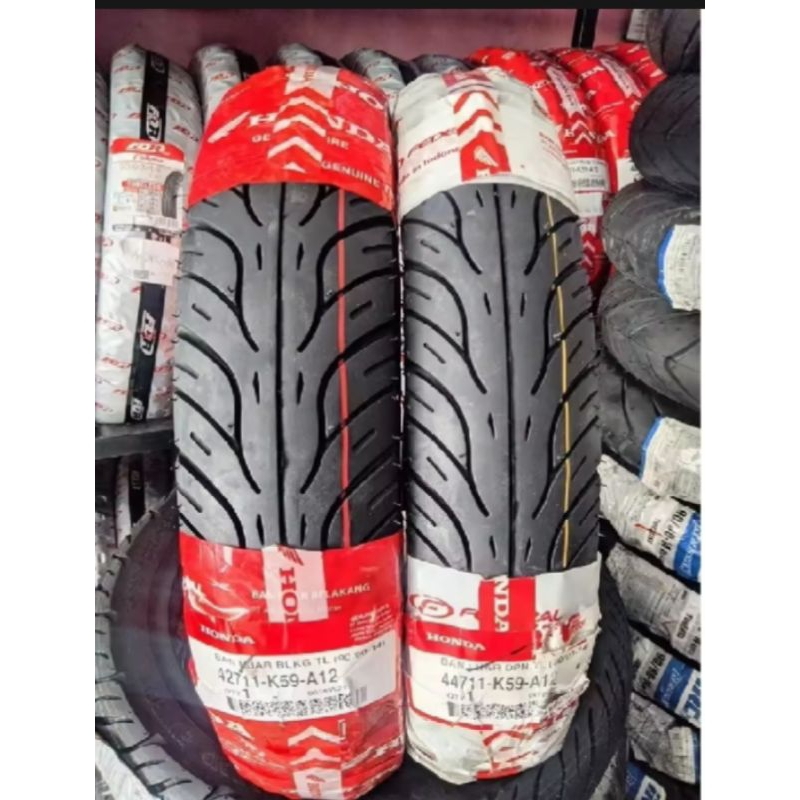 Sepasang Ban Federal Tubles 80/90 & 90/90 Ring 14 Super Tebal