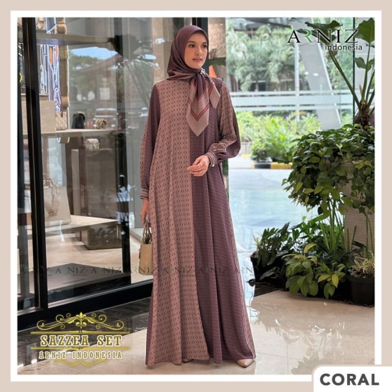 Sazzea Set Jilbab By Arniz Collection Terbaru