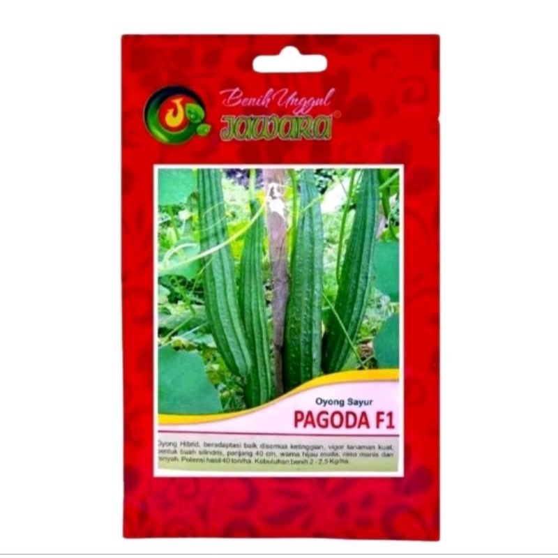 

Termurah !! Benih Bibit Sayur Oyong Gambas PAGODA F1 isi 2 gram