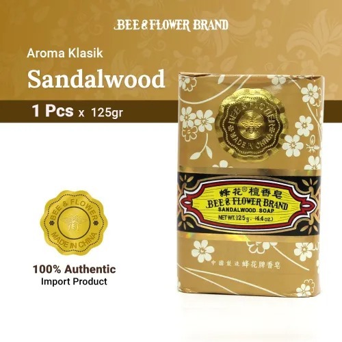 SABUN TAWON ORIGINAL IMPORT CHINA BEE & FLOWER BRAND besar 125 gr