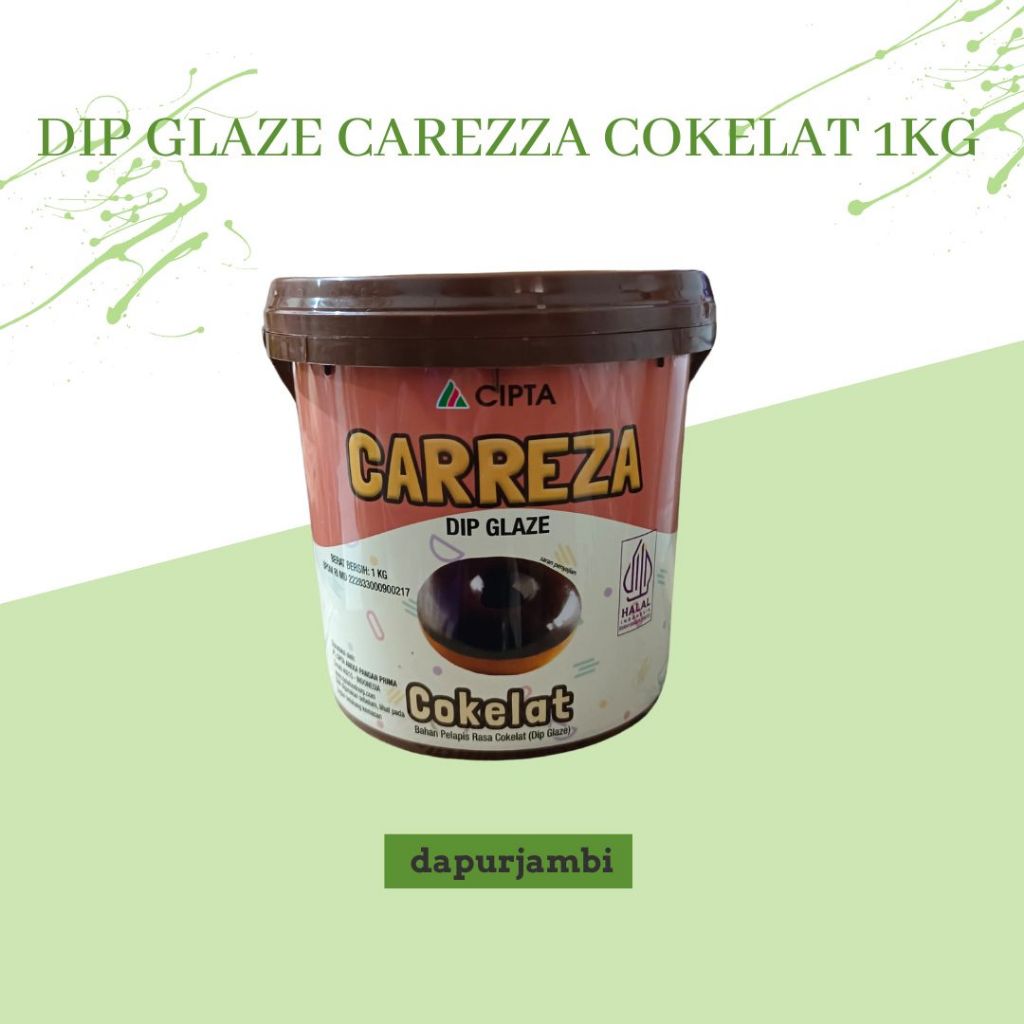 

DIP GLAZE CARREZA COKELAT 1KG