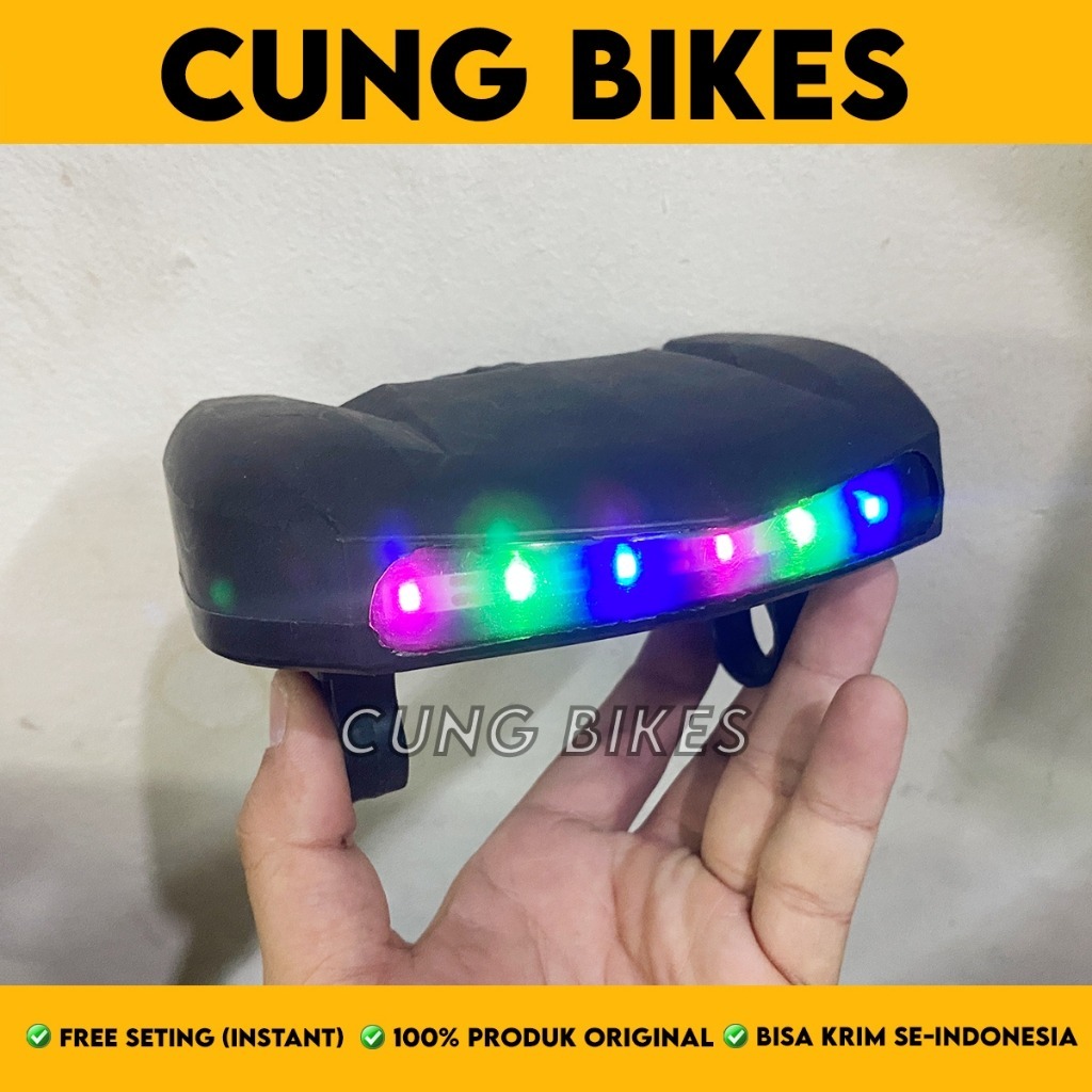 Lampu LED sepeda anak BMX musik dan lampu universal
