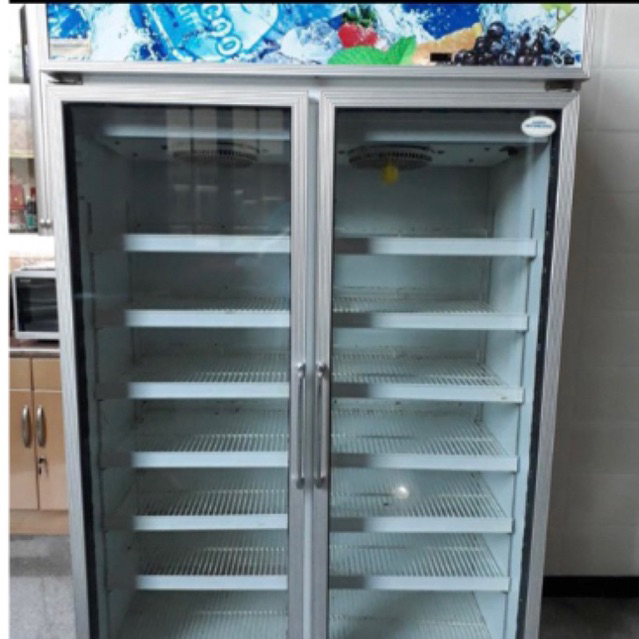 Matrix Showcase Display Cooler 2 Pintu Sanden Intercool Kulkas Dingin Bekas Preloved