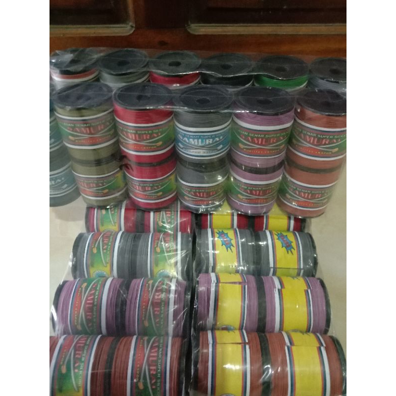 benang gelassan 1 pak isi 12 pcs/benang layang-layang