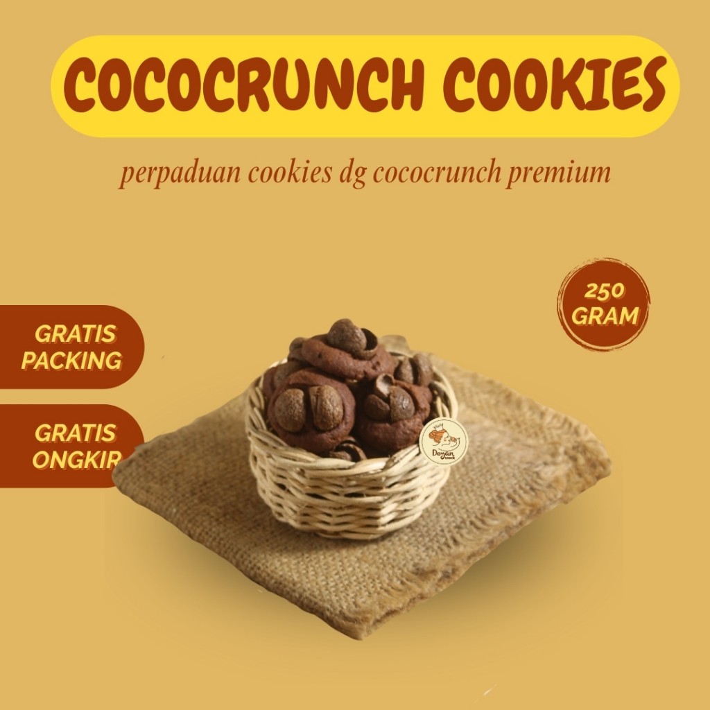 

CHOCO CRUNCH COOKIES 250GR / COOKIES COKLAT CRUNCHY