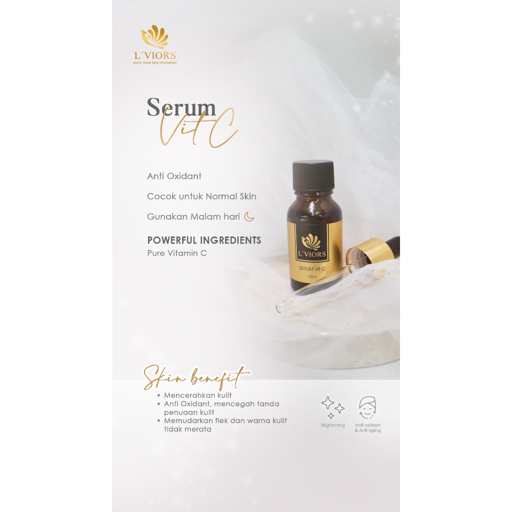 L'VIORS Serum Vit C (LVIORS Serum Antioksidan 15ml)