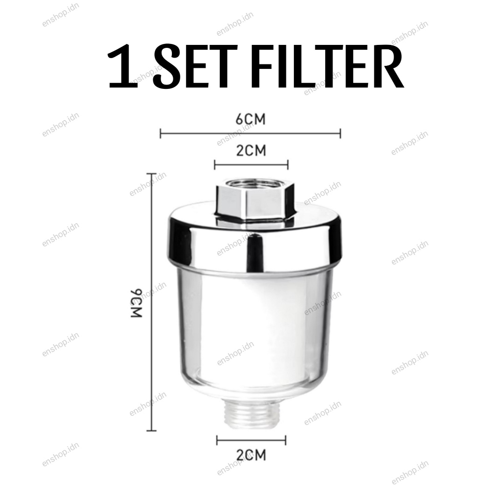 1 set Tabung Filter Universal PP / Universal Filter Air Shower Filter Air Keran / Saringan Pembersih