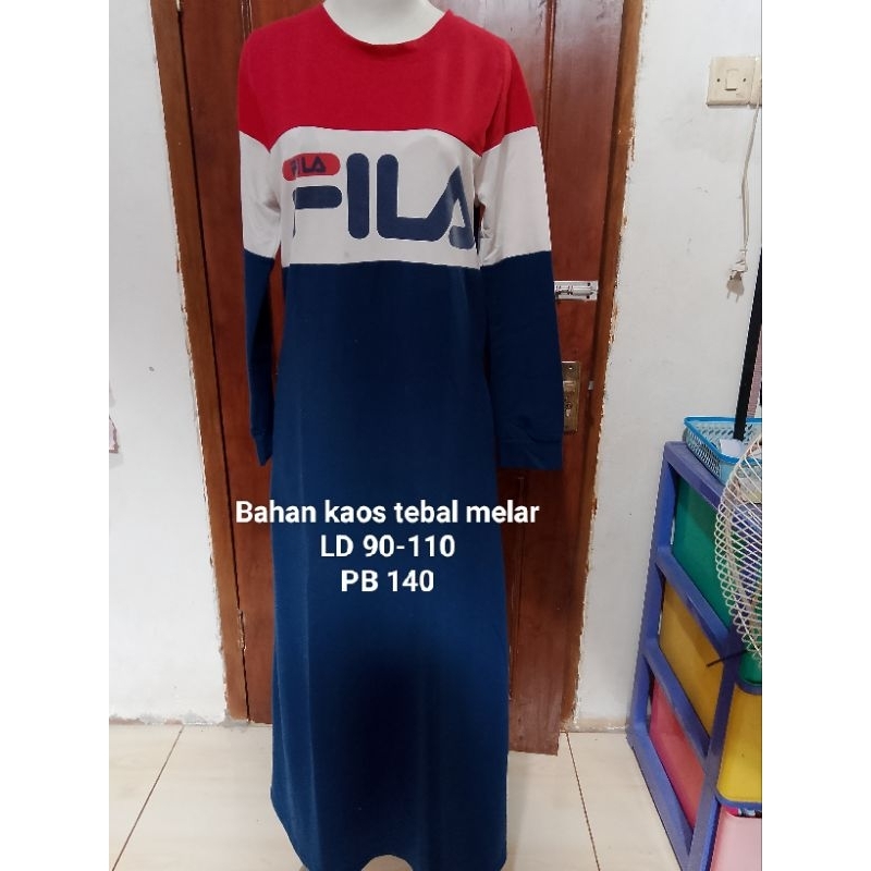 DRESS/GAMIS BAHAN KAOS TEBAL