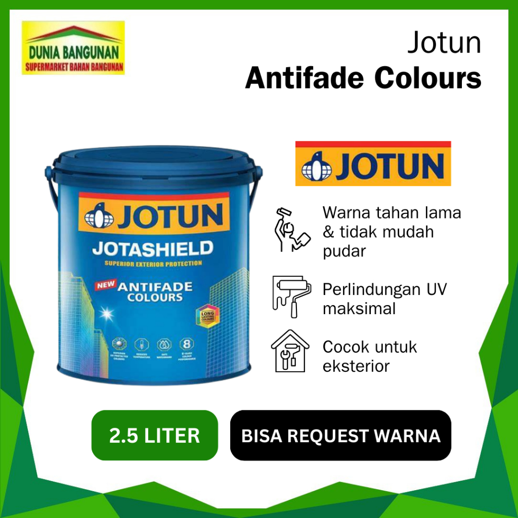 Cat Jotun Eksterior Jotun Jotashield Fade 20 L White Cat Tembok Exterior