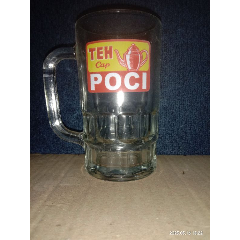 gelas kaca teh poci